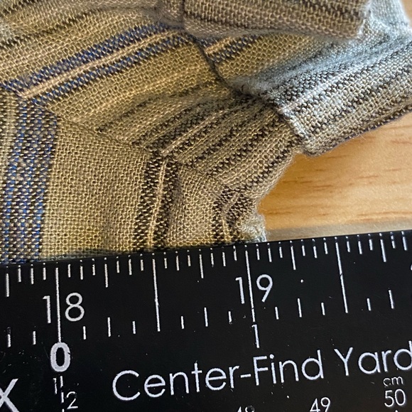 Cloth & Stone Women’s Linen Blend Shift Dress Green Striped Size S - Picture 6 of 7